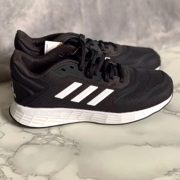 adidas Shoes Adidas Duramo K Black White Kids Running Shoe
